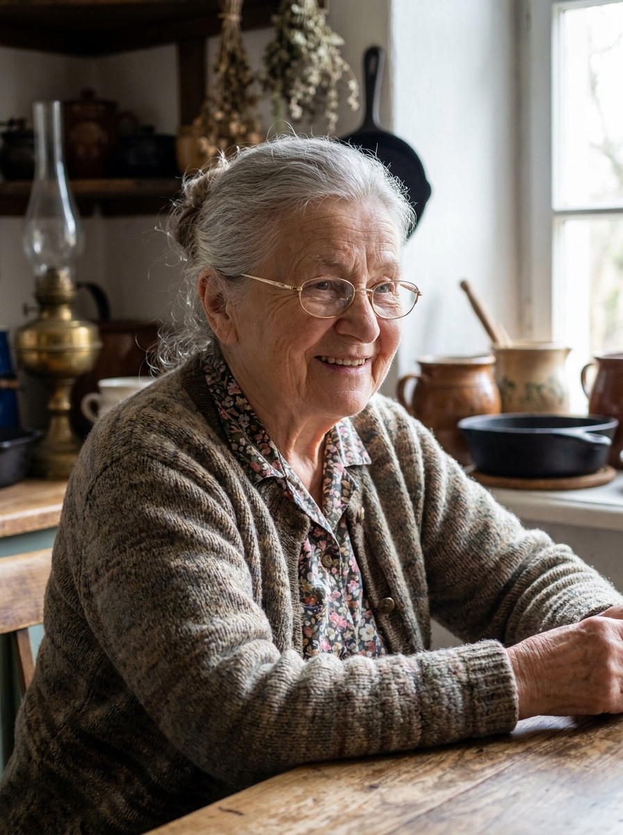 Oma Erna in ihrer Küche